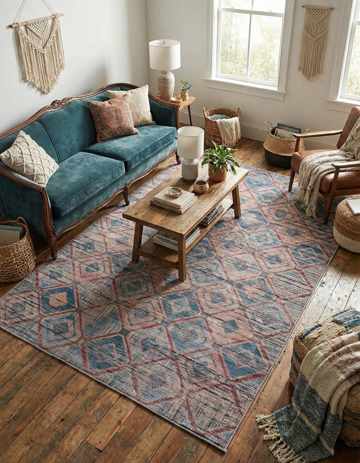 Detail image of 7' 3 x 10'  Washable Sisu Rug