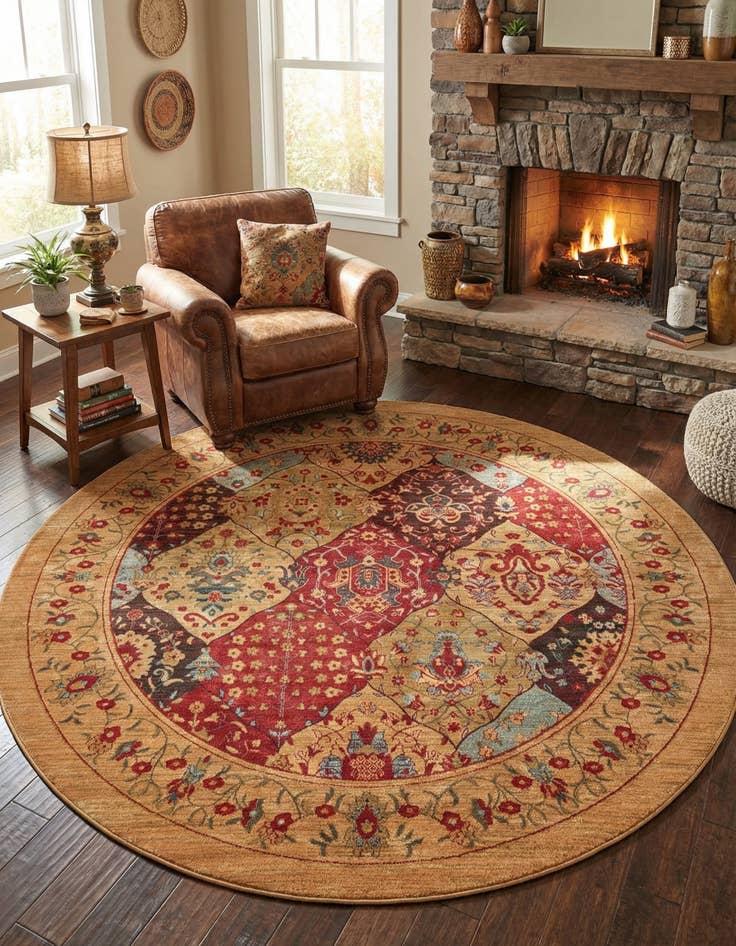 Detail image of 8' x 8' Kensington Round Rug