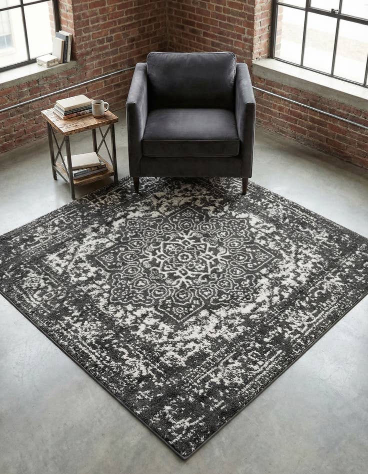 Detail image of 5' 3 x 5' 3 Arlington Square Rug