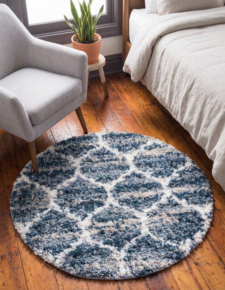 3' 3 x 3' 3 Athena Shag Round Rug
