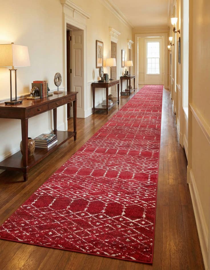 Detail image of 3' x 16' Paxon Trellis Runner Rug