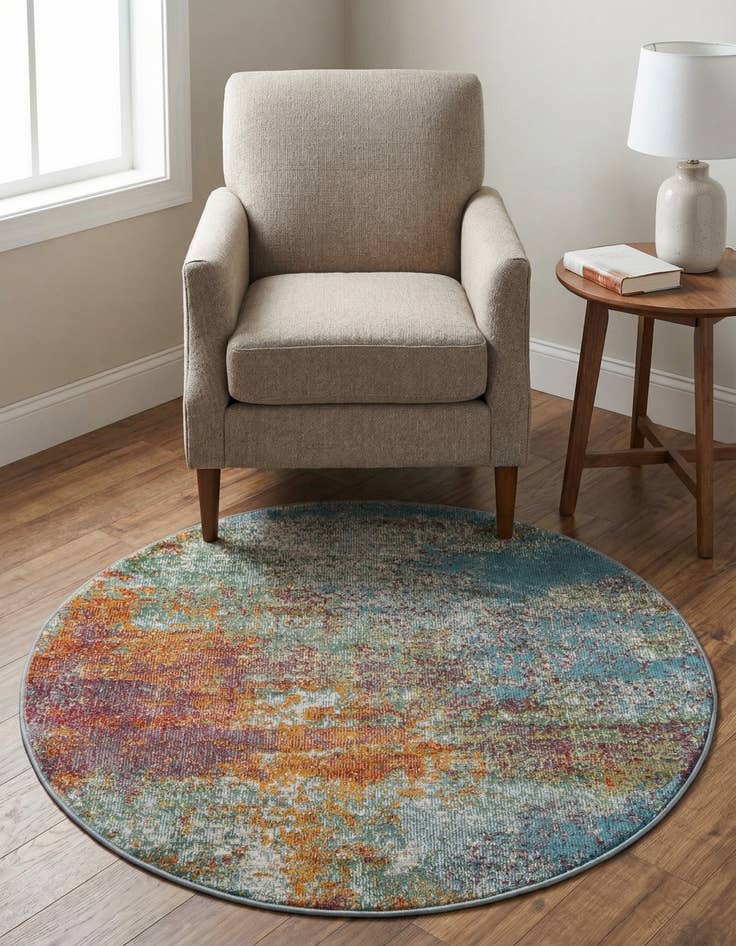 Detail image of 3' 3 x 3' 3 Paragon Round Rug