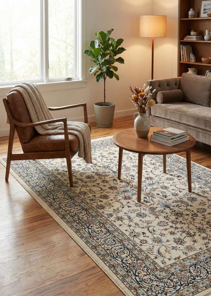 5' 3 x 8' Nain Design Rug