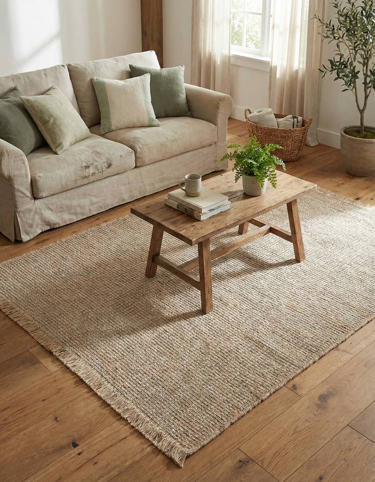 Detail image of 4' 1 x 6' 1 Cottage Farm Rug