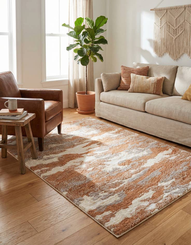 Detail image of 4' x 6' Sepia Rug