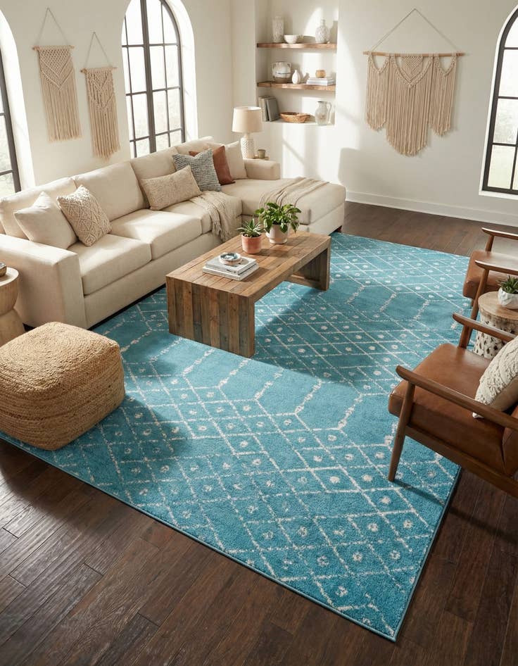 Detail image of 10' x 13' Paxon Trellis Rug