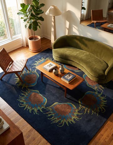 7' 3 x 7' 6 Luna Wool Square Rug