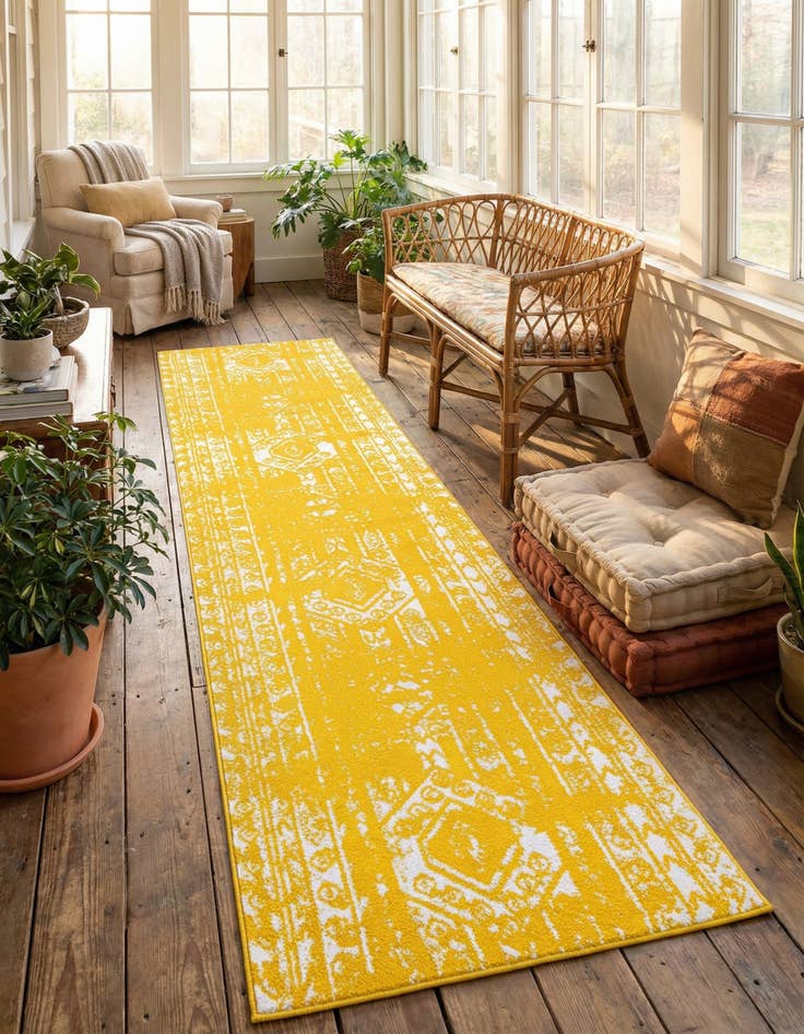 Detail image of 3' 3 x 14' Lennon Runner Rug