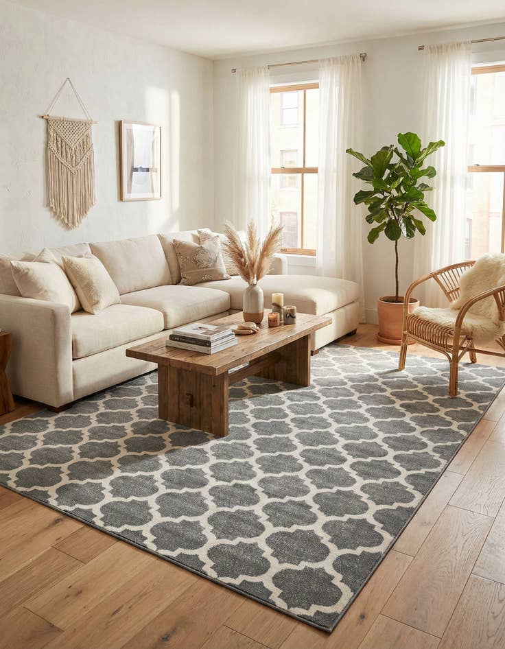 Detail image of  10' x 13' Lattice Rug