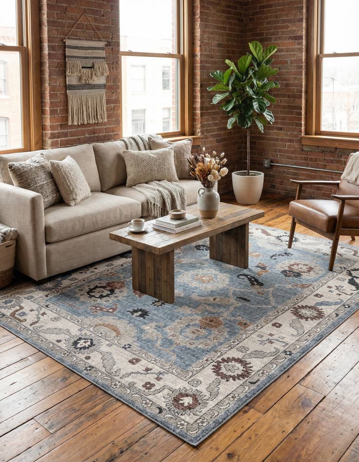 Detail image of 7' 10 x 10' Eco Traditional Rug