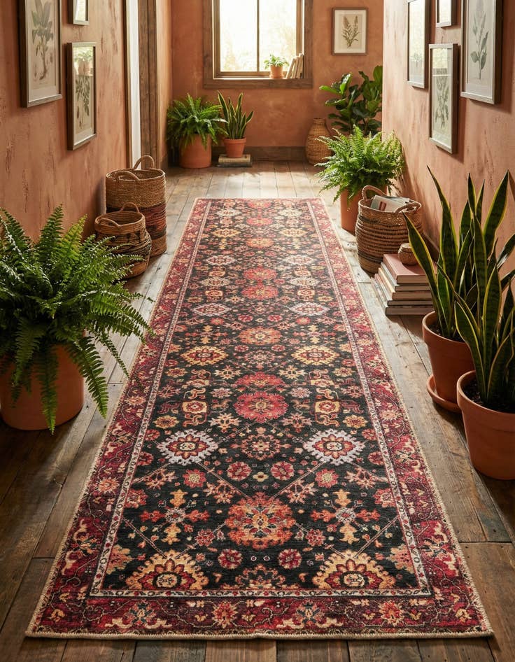 Detail image of 2' 7 x 12' Timeless Runner Rug