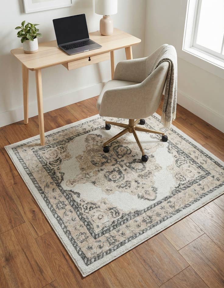 Detail image of 4' x 4' Parker Square Rug