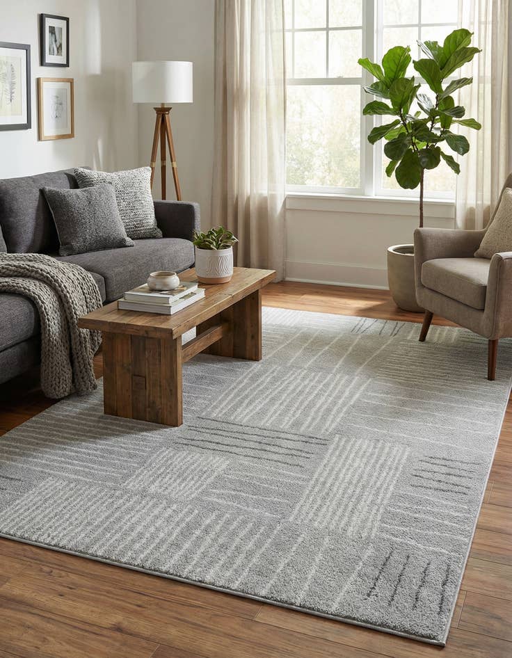 Detail image of 5' 3 x 8' Hanahan Rug