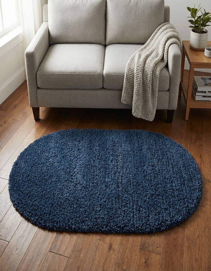 Detail image of 3' x 5' 3 Zermatt Shag Oval Rug