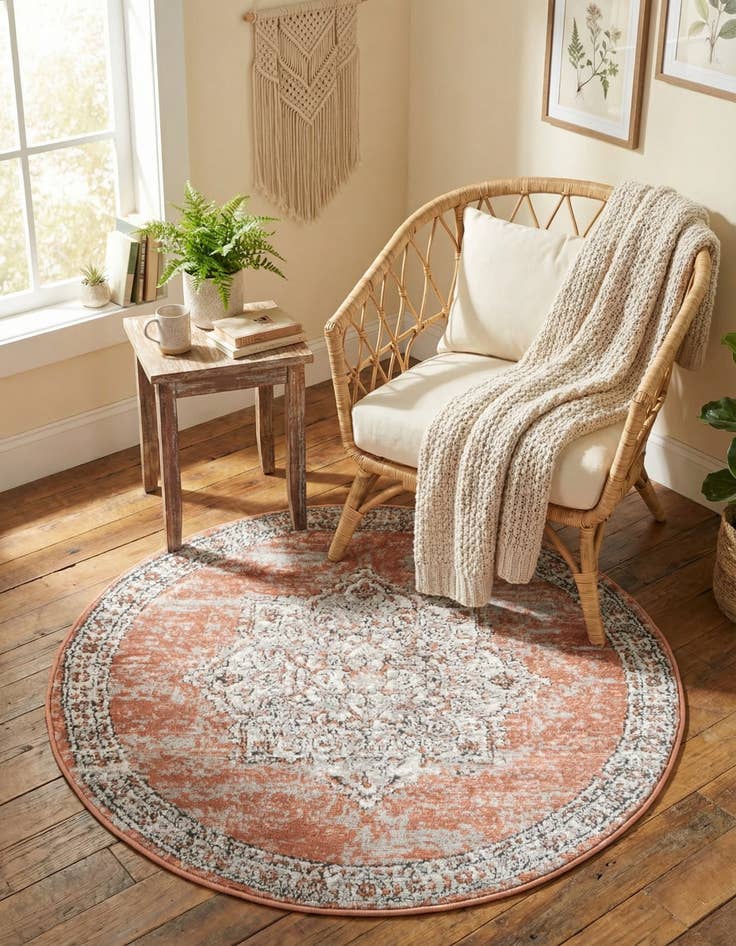 Detail image of 3' 3 x 3' 3 Nyla Round Rug