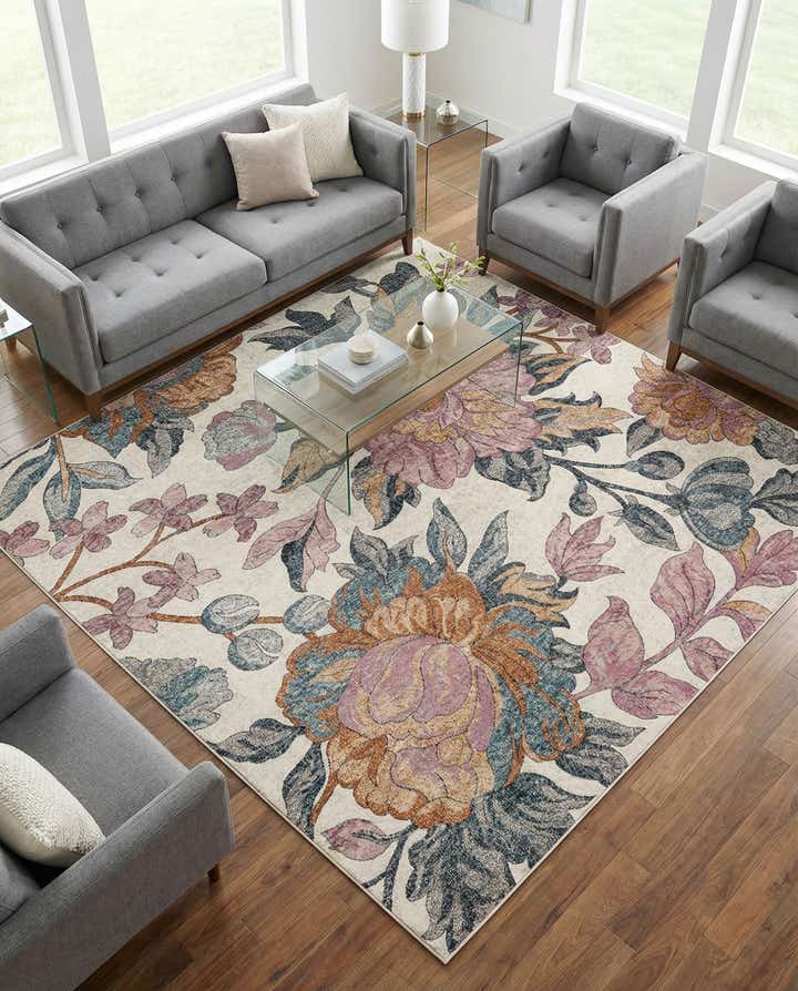 8' x 8' Blossom Square Rug