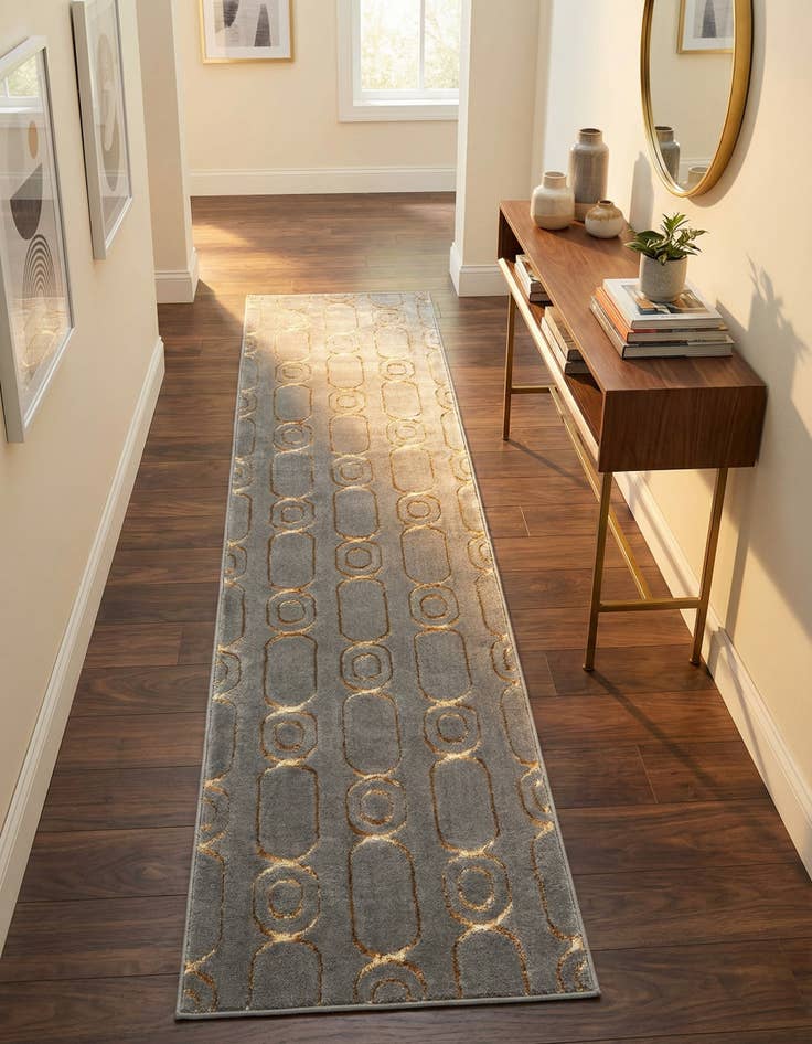 Detail image of 2' x 8' Vogue Geo Runner Rug
