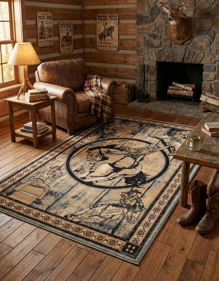 Detail image of 6' x 9' Pioneer Rug