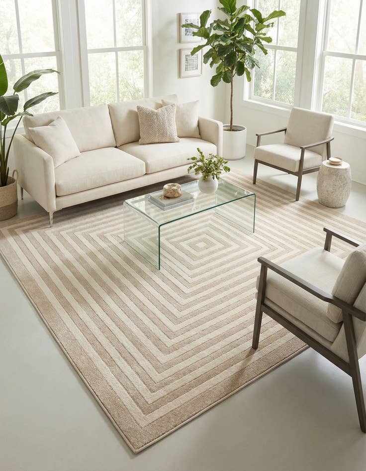 Detail image of 8' x 8' Contour Square Rug