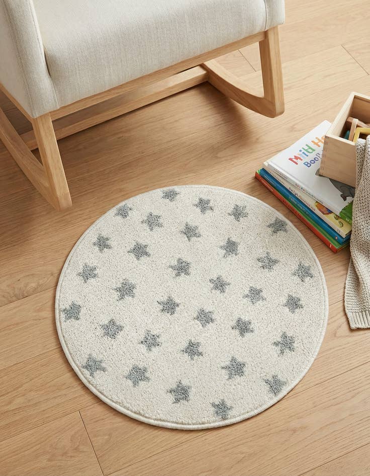 Detail image of 2' 2 x 2' 2 Whimsy Kids Round Rug