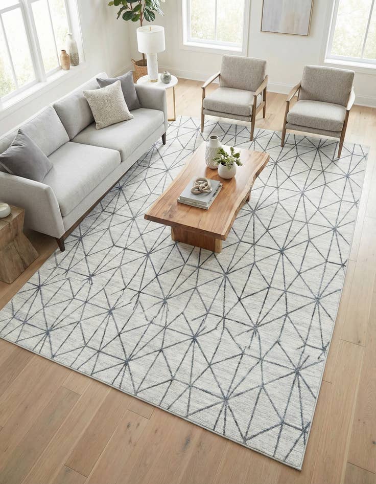 Detail image of 9' x 12' 2 Lattice Trellis Rug