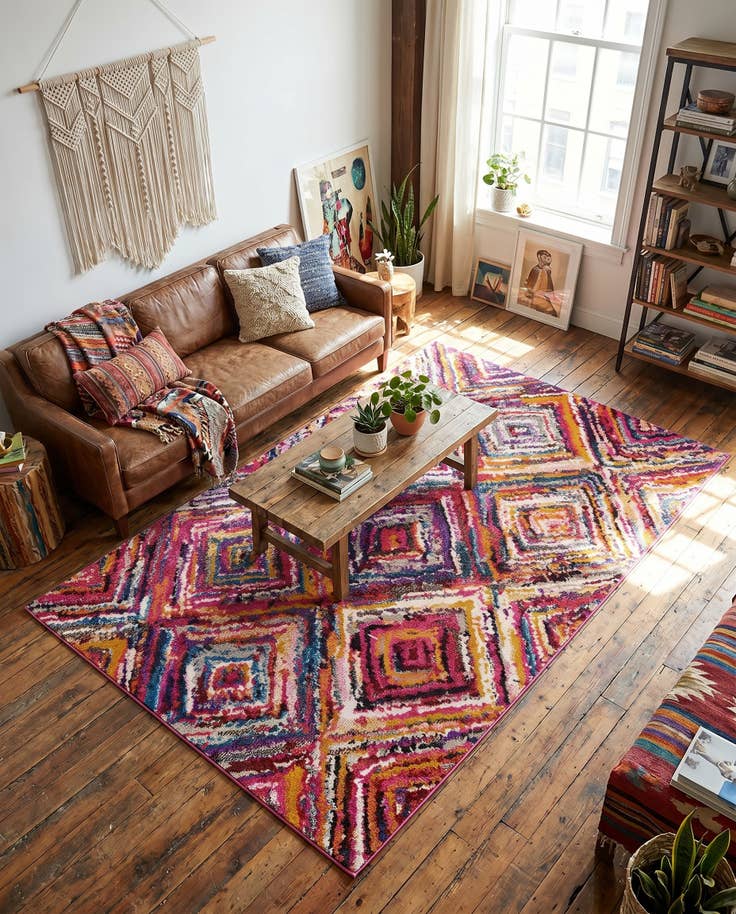 Detail image of 5' x 8' Washable Casablanca Rug