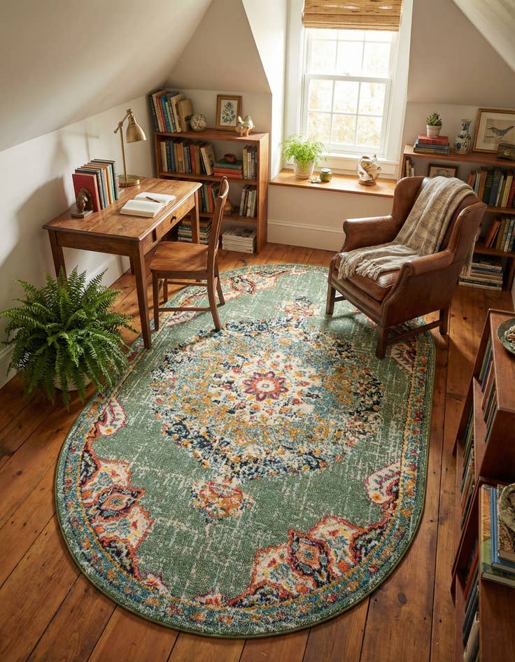 Detail image of 5' 3 x 8' Madeline Oval Rug