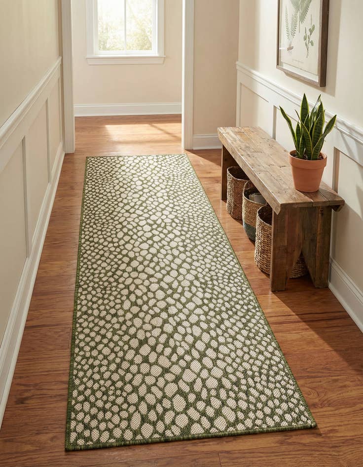 Detail image of 2' x 6' Washable Jill Zarin Cape Town Indoor / Outdoor Runner Rug