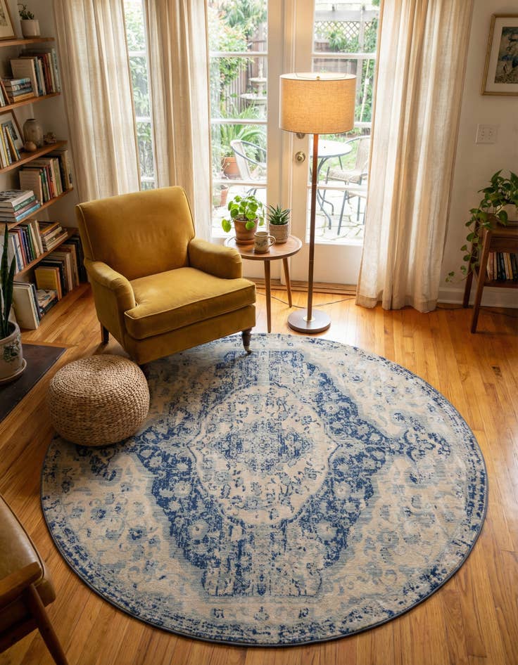 Detail image of 8' x 8' Berkshire Round Rug