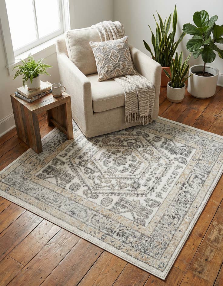 Detail image of 4' x 4' Aurelia Square Rug