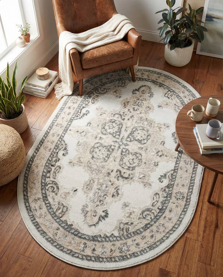 Detailansicht von 120cm x 185cm Parker Oval Teppich