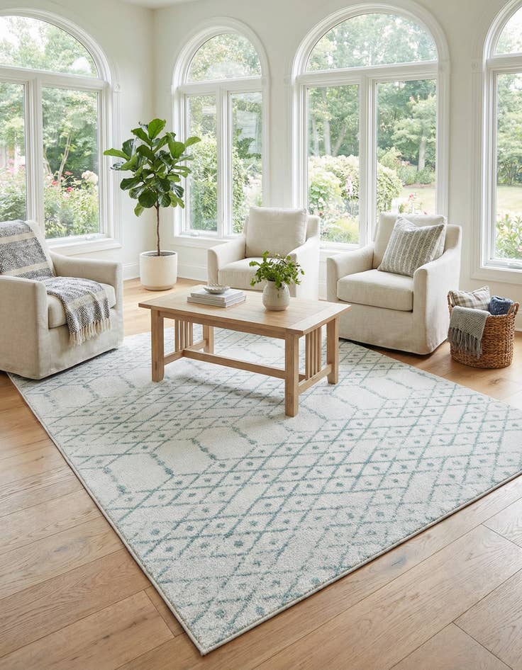 Detail image of 7' x 10' Paxon Trellis Rug