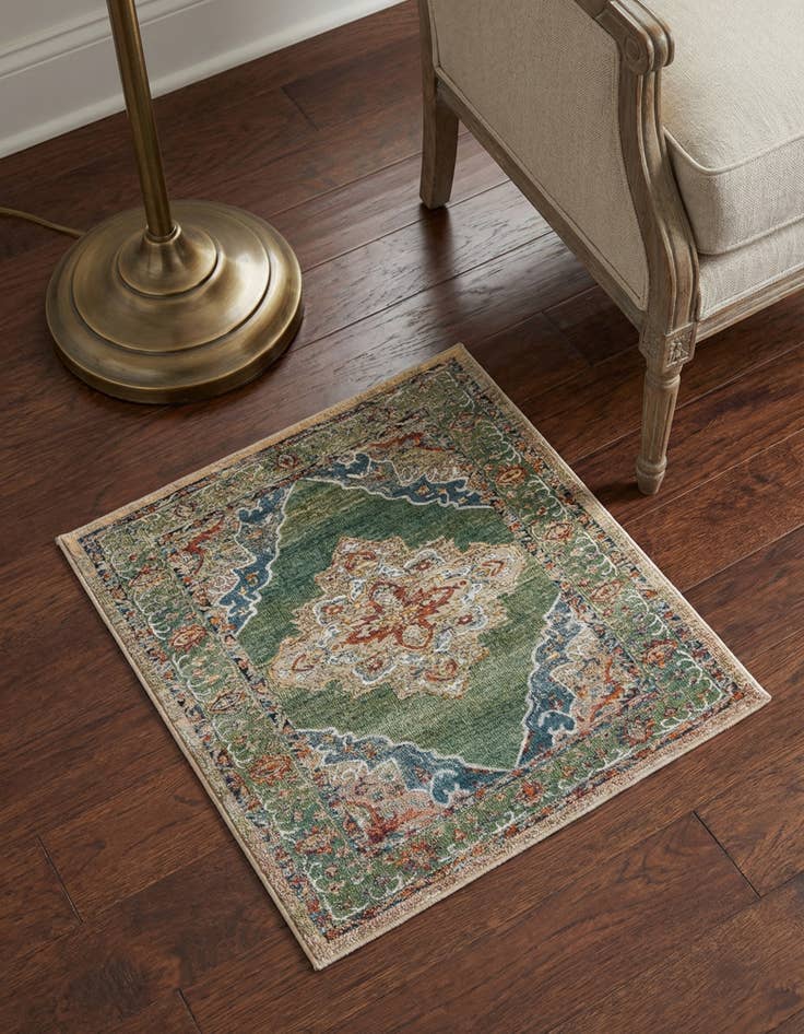 Detail image of 1' 4 x 1' 4 Isabella Sample Rug