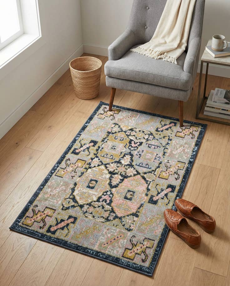 Detail image of 2' x 3' Kamala Washable Rug