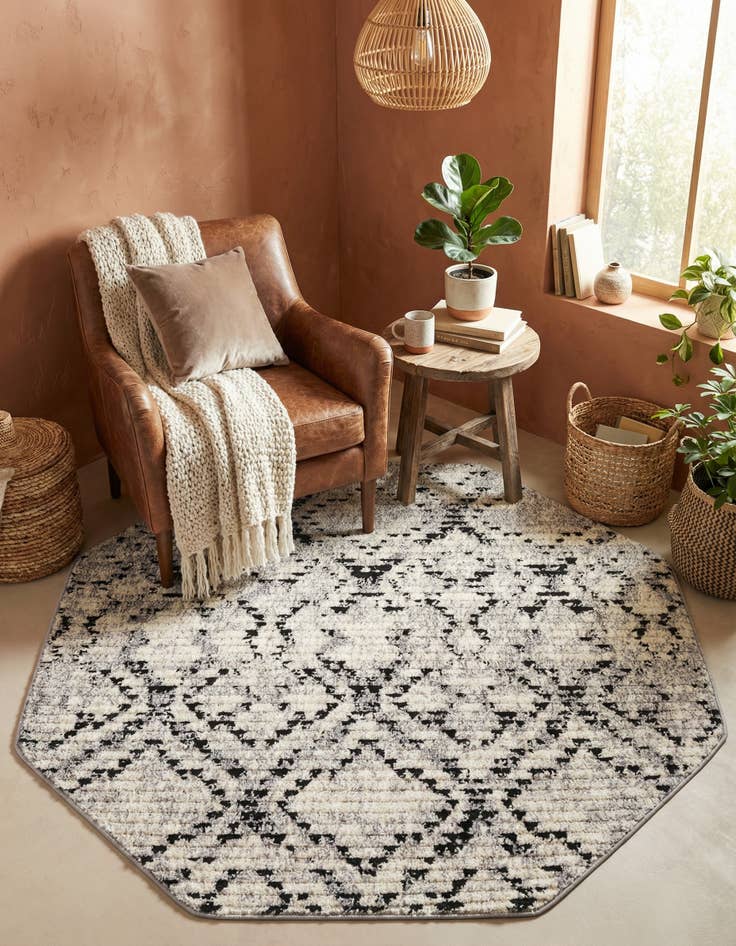 Detail image of 4' x 4' Tucson Octagon Rug
