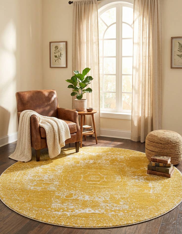 Detail image of 7' 10 x 7' 10 Dover Round Rug