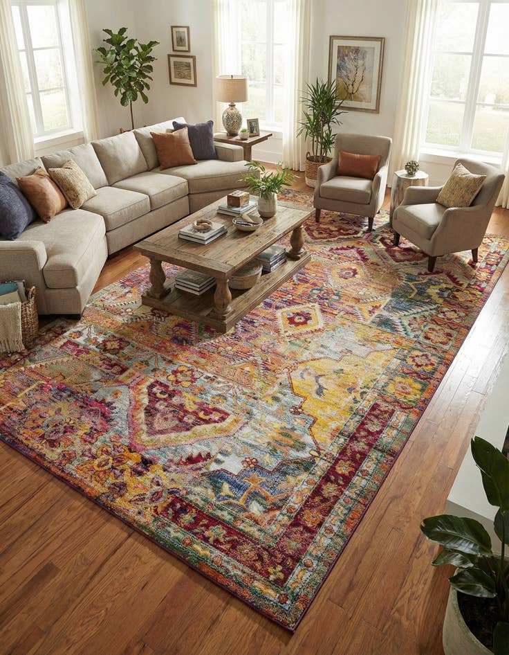 Detail image of 10' 6 x 16' 5  Washable Alta Rug