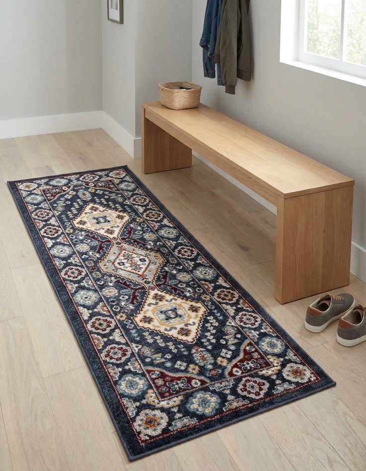 Detail image of 2' x 5' Kamala Washable Runner Rug