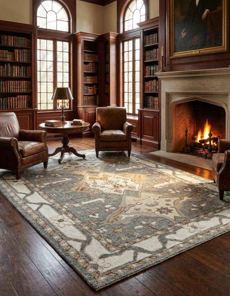 Detail image of 9' x 12' Hand Knotted Sultan Signature Rug