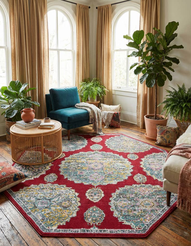 Detail image of 8' 2 x 8' 2 Paragon Octagon Rug