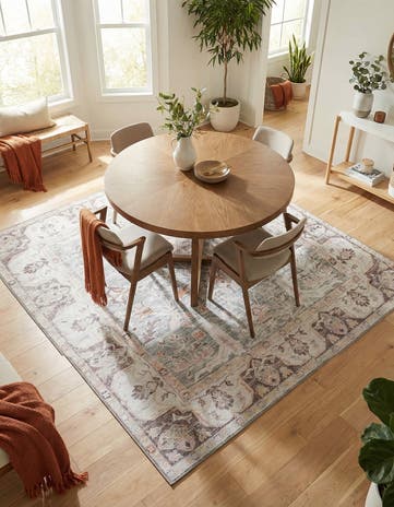 Pearl Mint Yara Square Rug