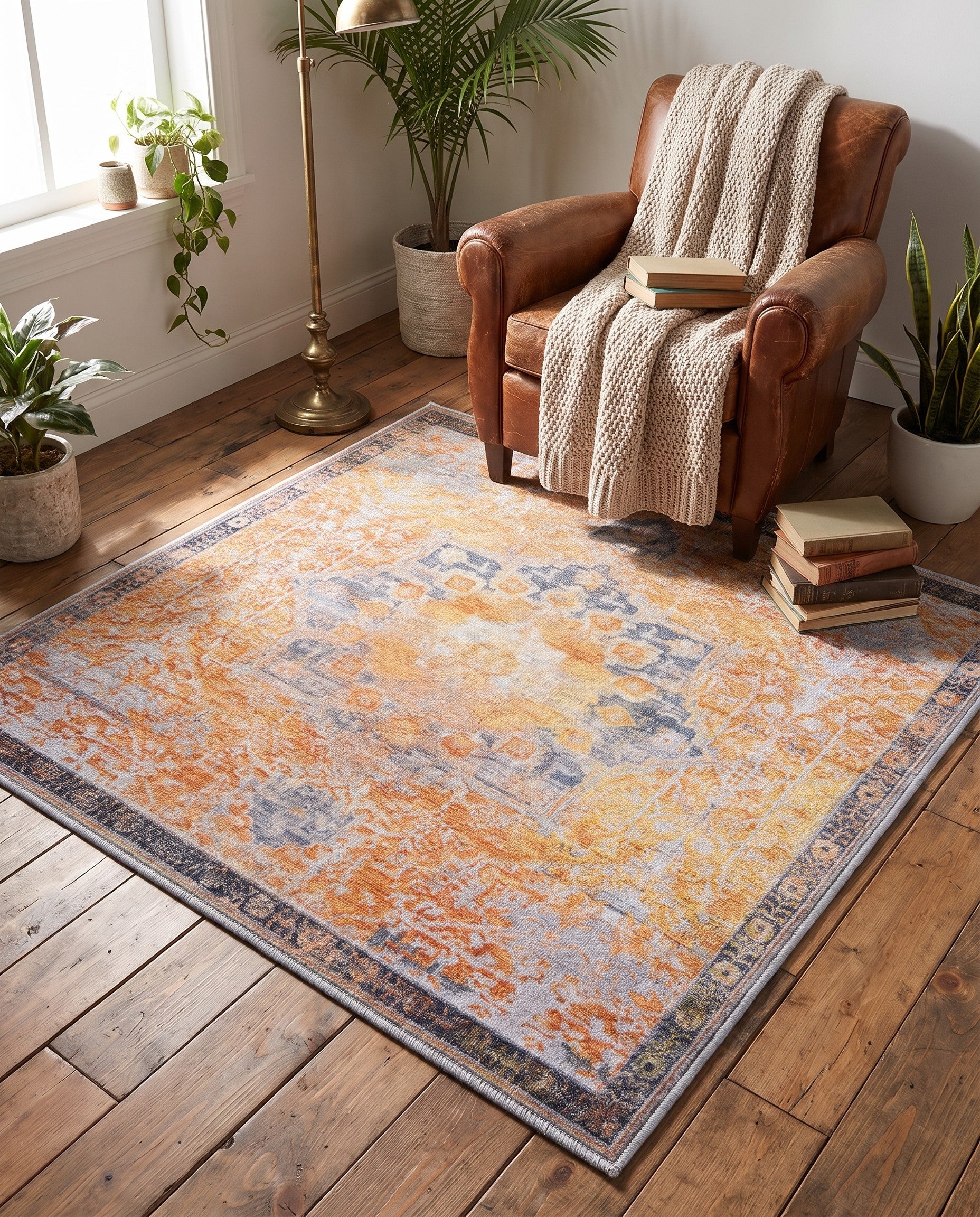 100cm x 100cm Renaissance Square Rug