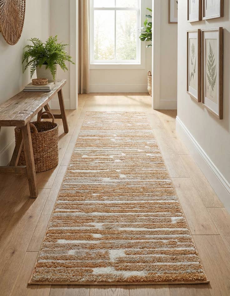 Detail image of 2' x 8' Sepia Runner Rug