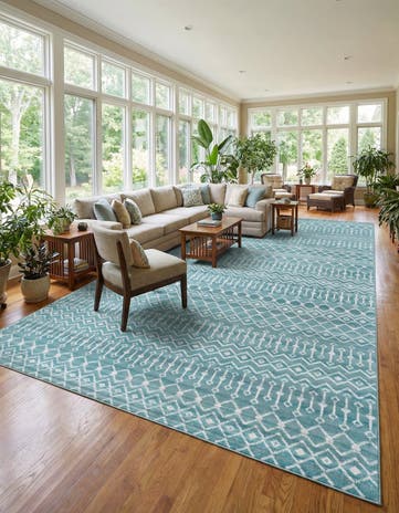 10' 8 x 16' 5 Kasbah Trellis Rug