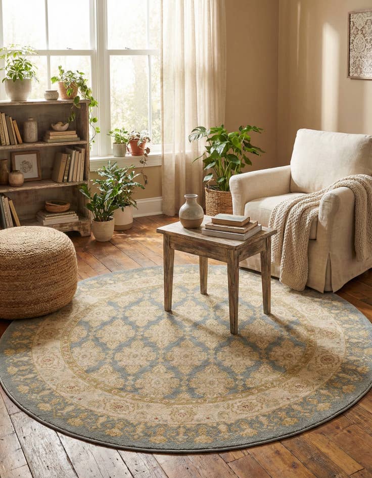 Detail image of 6' x 6' Kensington Round Rug