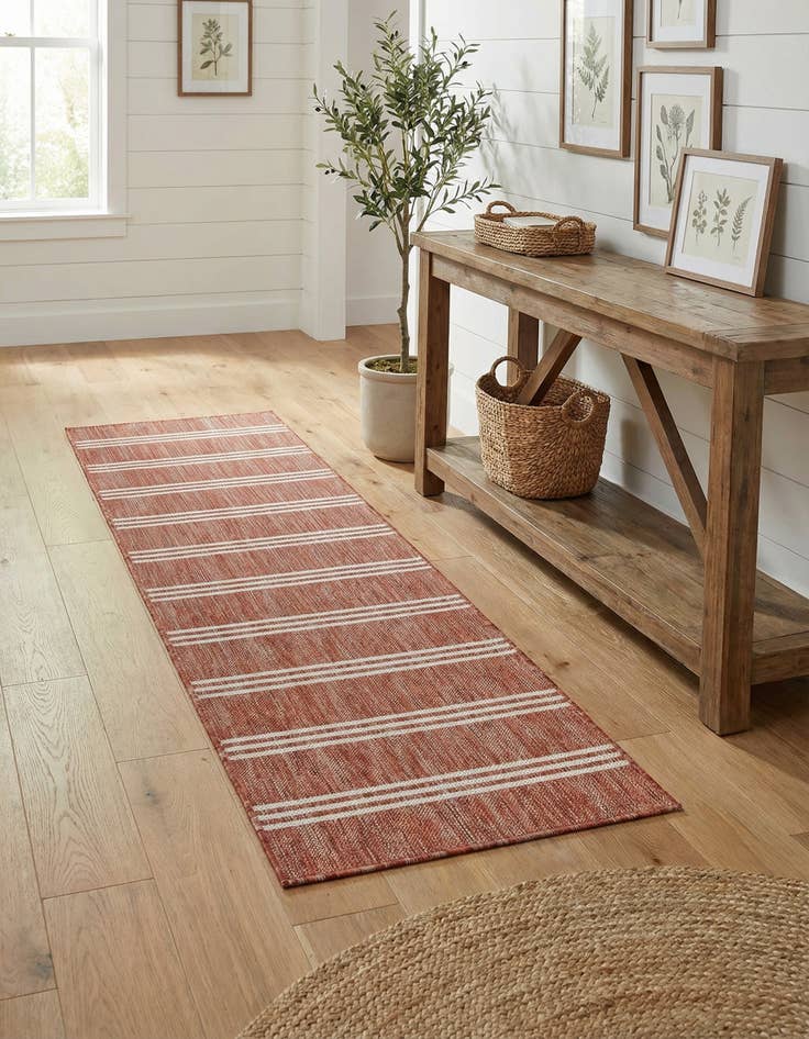 Detail image of 2' x 8' Easy-Clean Jill Zarin Anguilla Indoor / Outdoor Runner Rug
