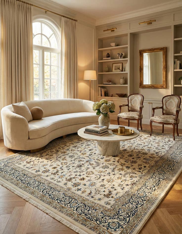 Detail image of 10' x 13' Nain Design Rug