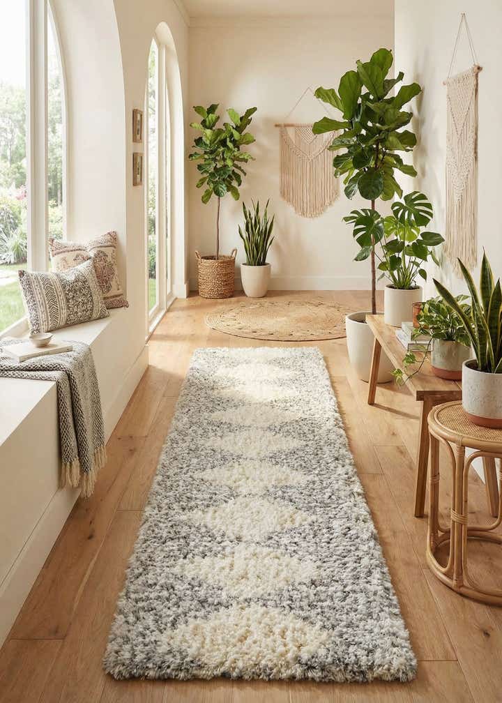 2' 7 x 10' Infinity Shag Runner Rug