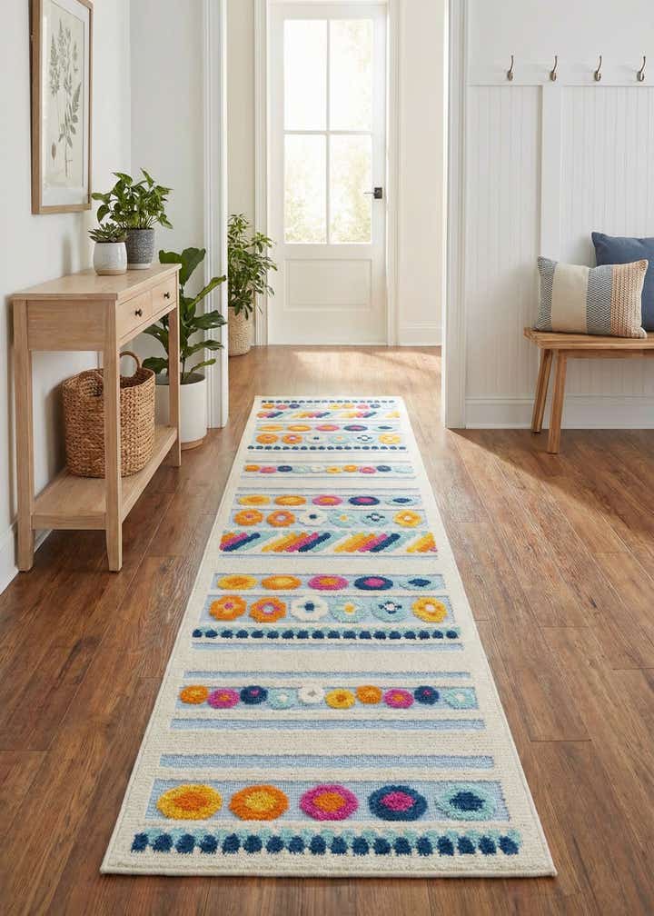2' x 8' Easy-Clean Aruba Indoor / Outdoor Runner Rug