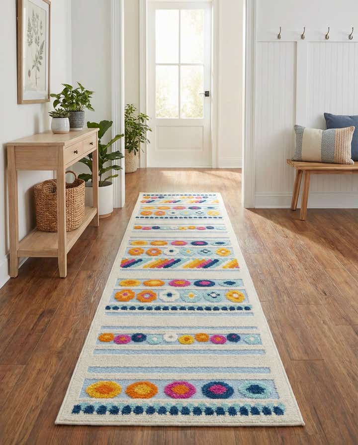 2' x 8' Easy-Clean Aruba Indoor / Outdoor Runner Rug